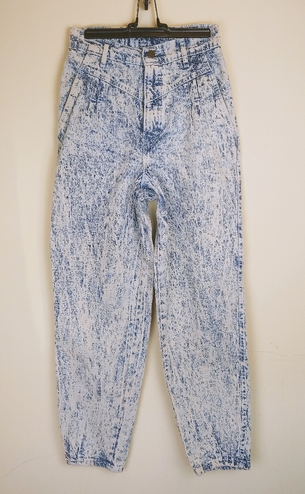 Vintage Sunset Blues Acid Wash High Waist Jeans
